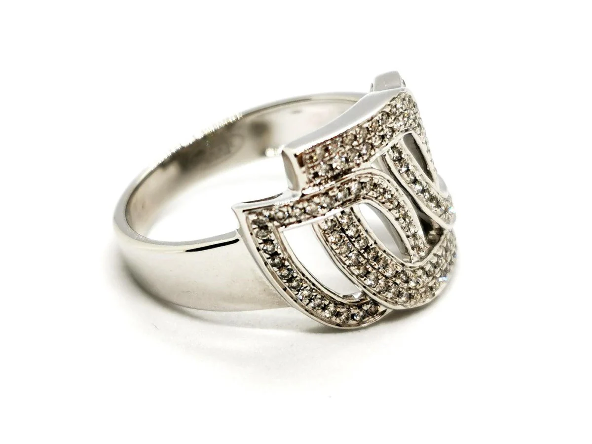 Bague Or blanc Diamant - Image 7