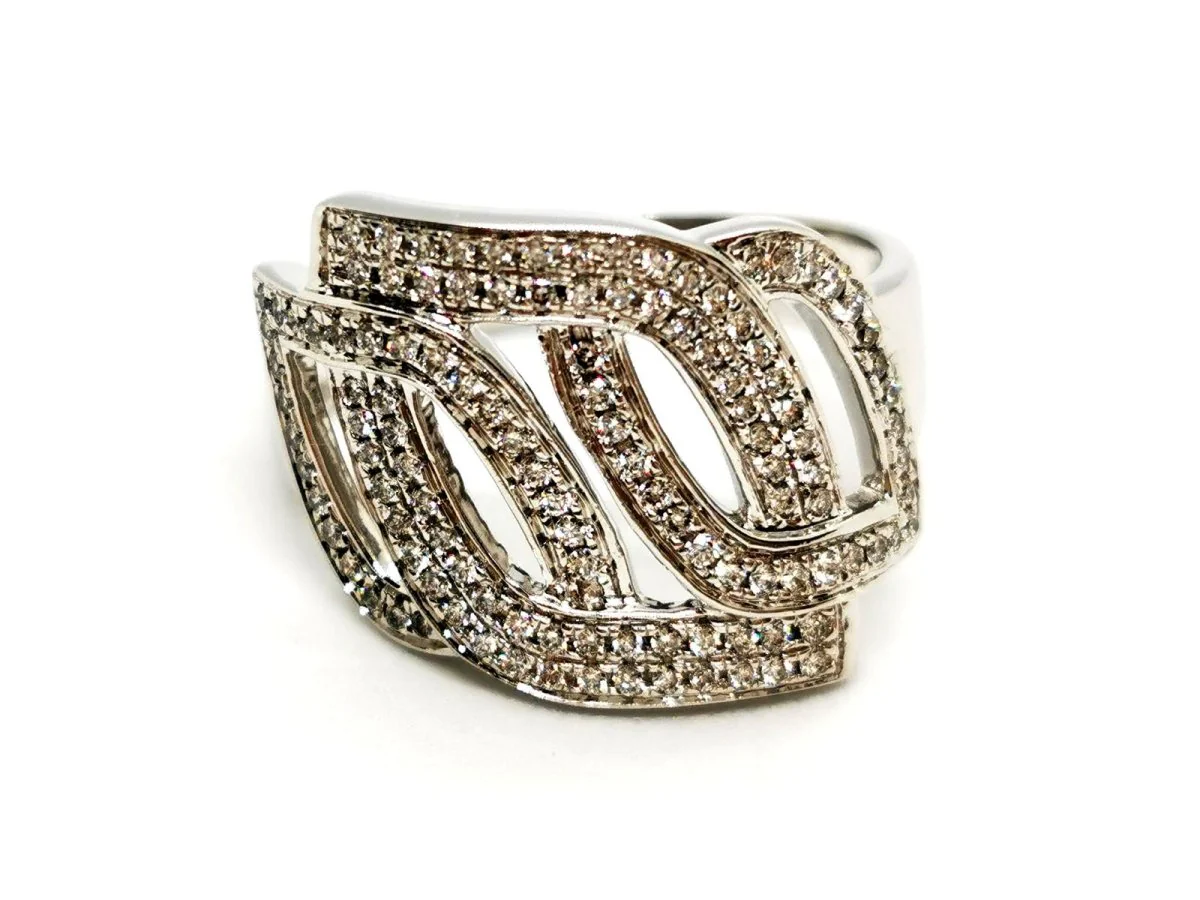 Bague Or blanc Diamant - Image 8