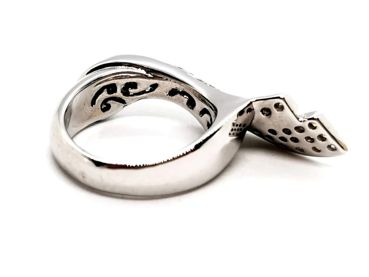 Bague Or blanc Diamant - Image 3