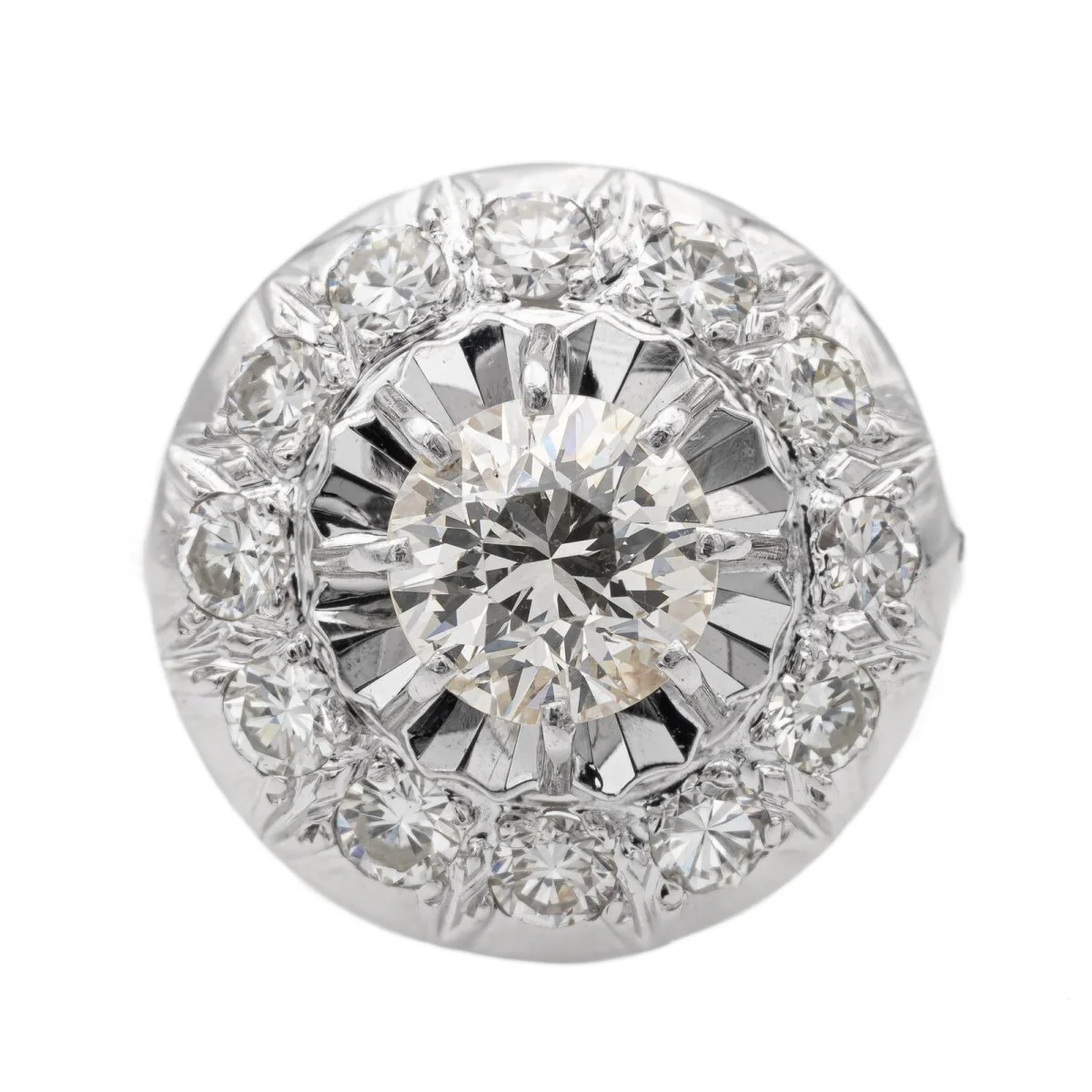 Bague or blanc Diamant