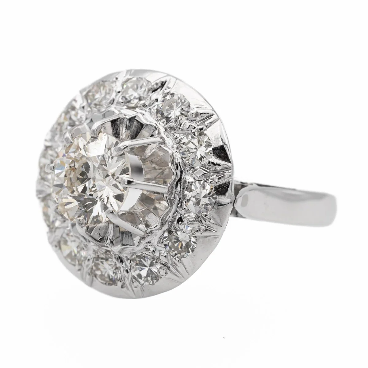 Bague or blanc Diamant - Image 3