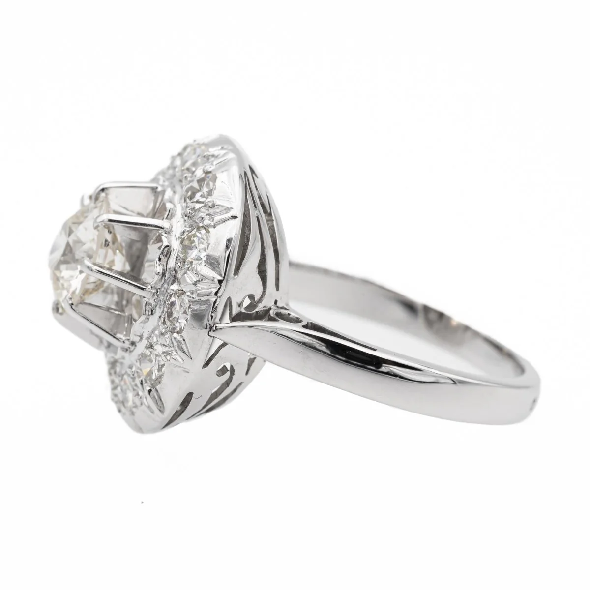 Bague or blanc Diamant - Image 4