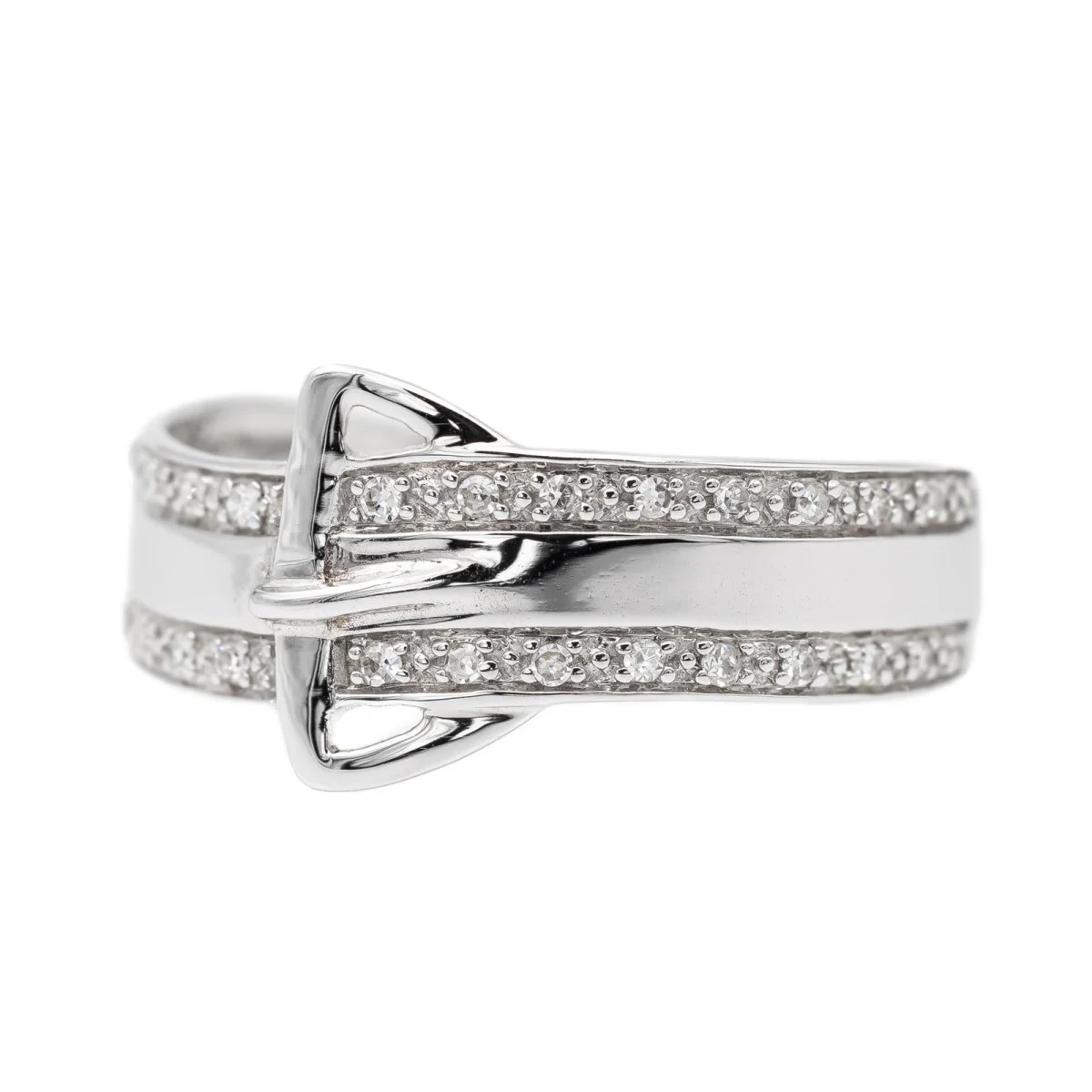 Bague Or blanc Diamant - Image 2