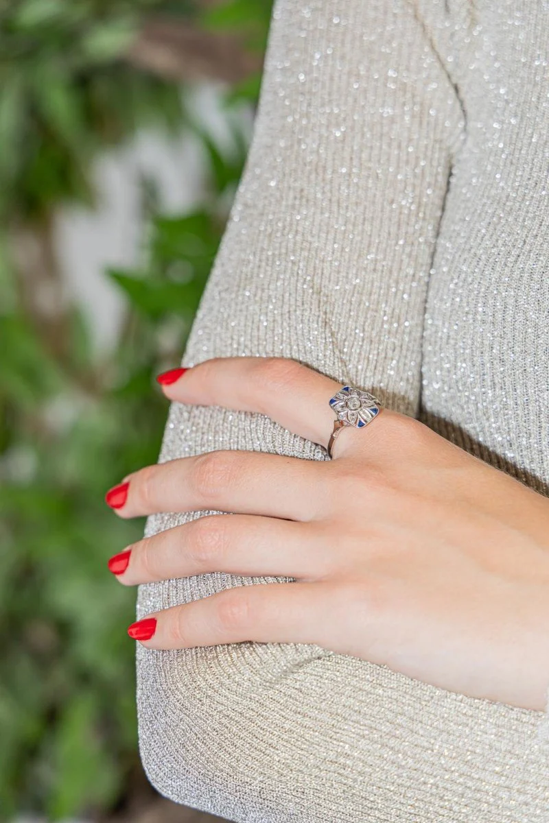 Bague Or blanc Diamant - Image 2