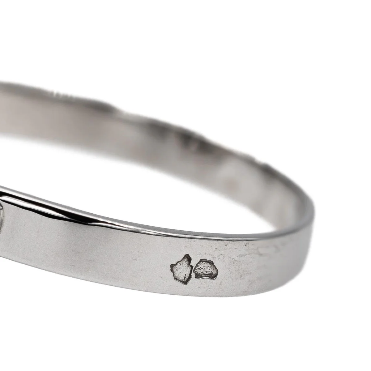 Bague en or blanc et diamants - Image 6