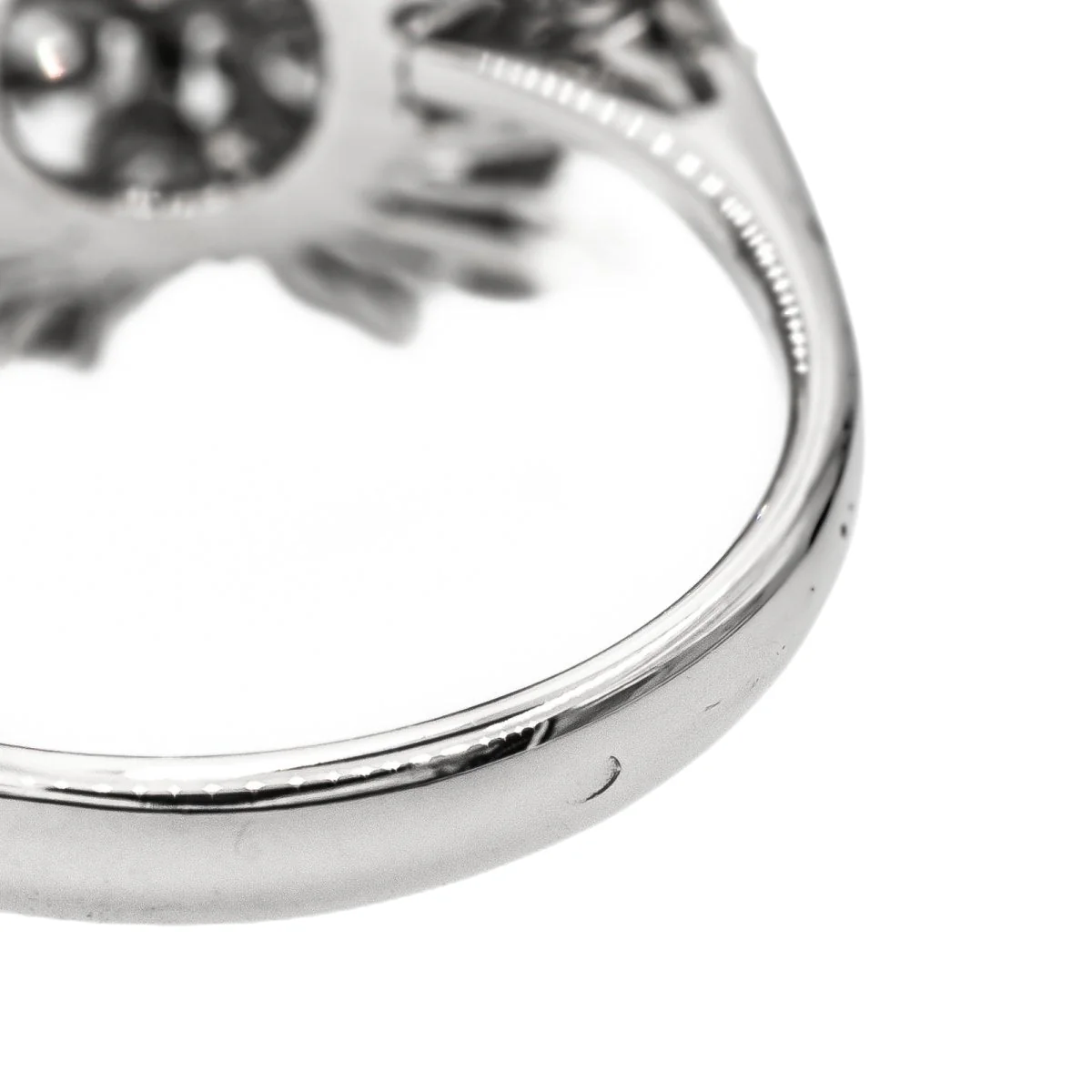 Bague en or blanc et diamant - Image 6
