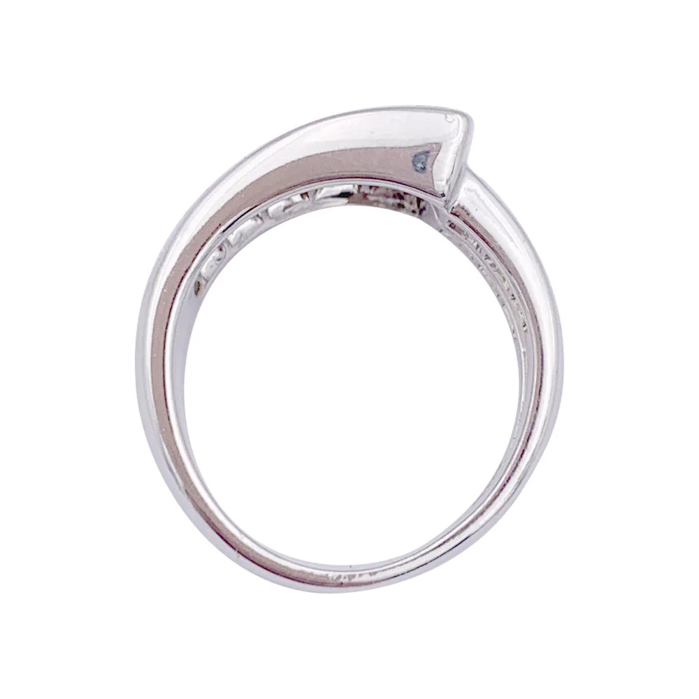 Bague or blanc et diamants - Image 6