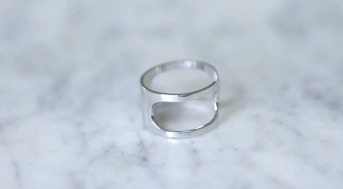 Bague or blanc Pierre Cardin Space Age - Image 9