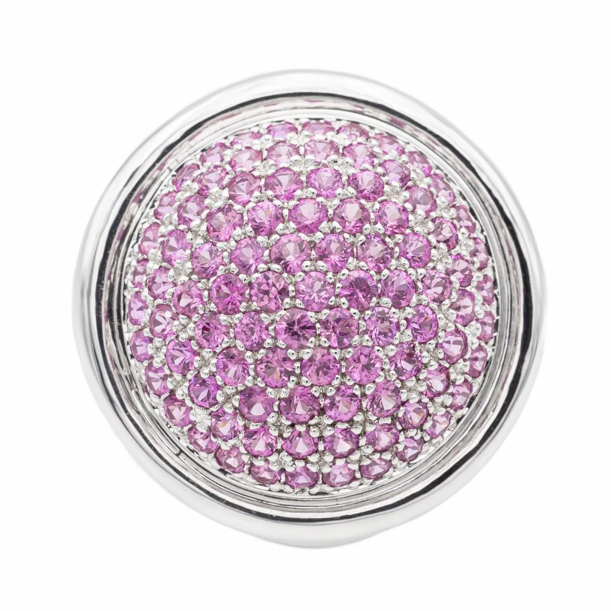 Bague Or blanc Saphir