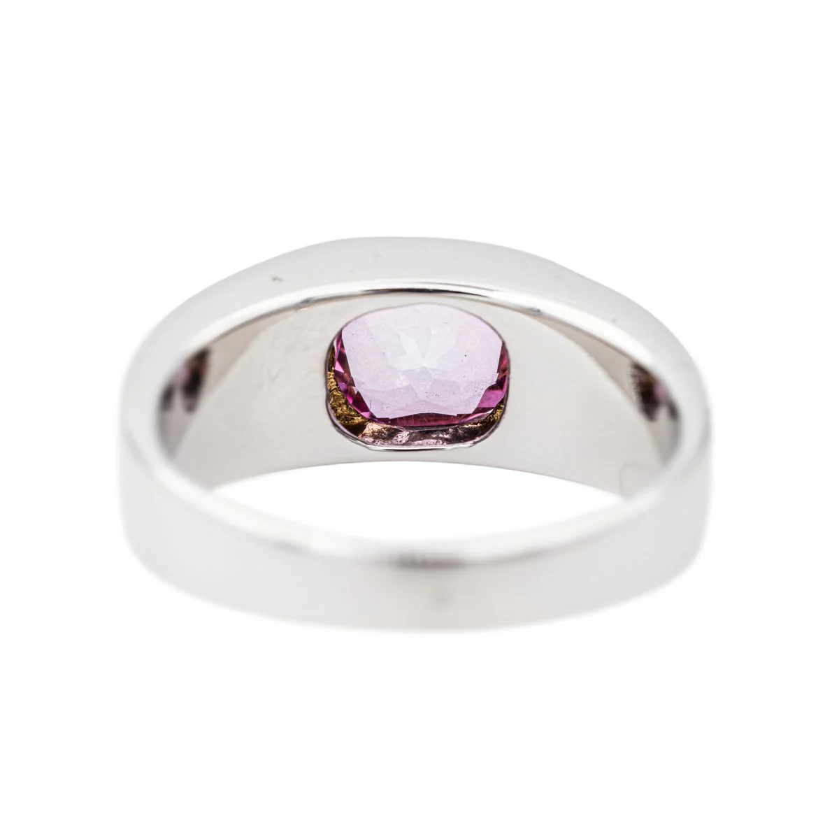 Bague Or blanc Tourmaline - Image 5