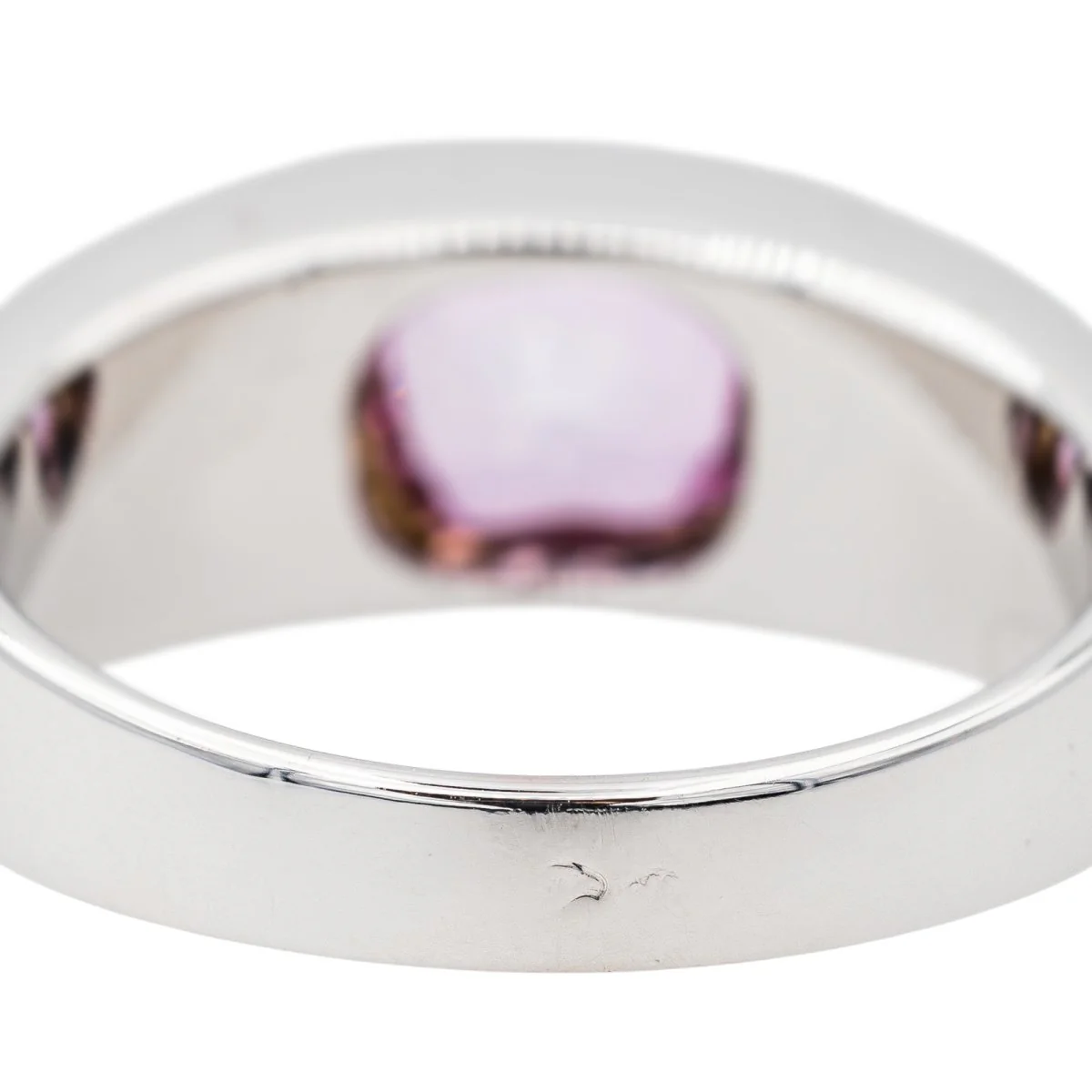 Bague Or blanc Tourmaline - Image 7