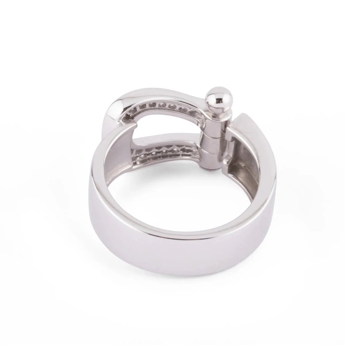 Bague or gris et diamants Fred Force 10 - Image 4