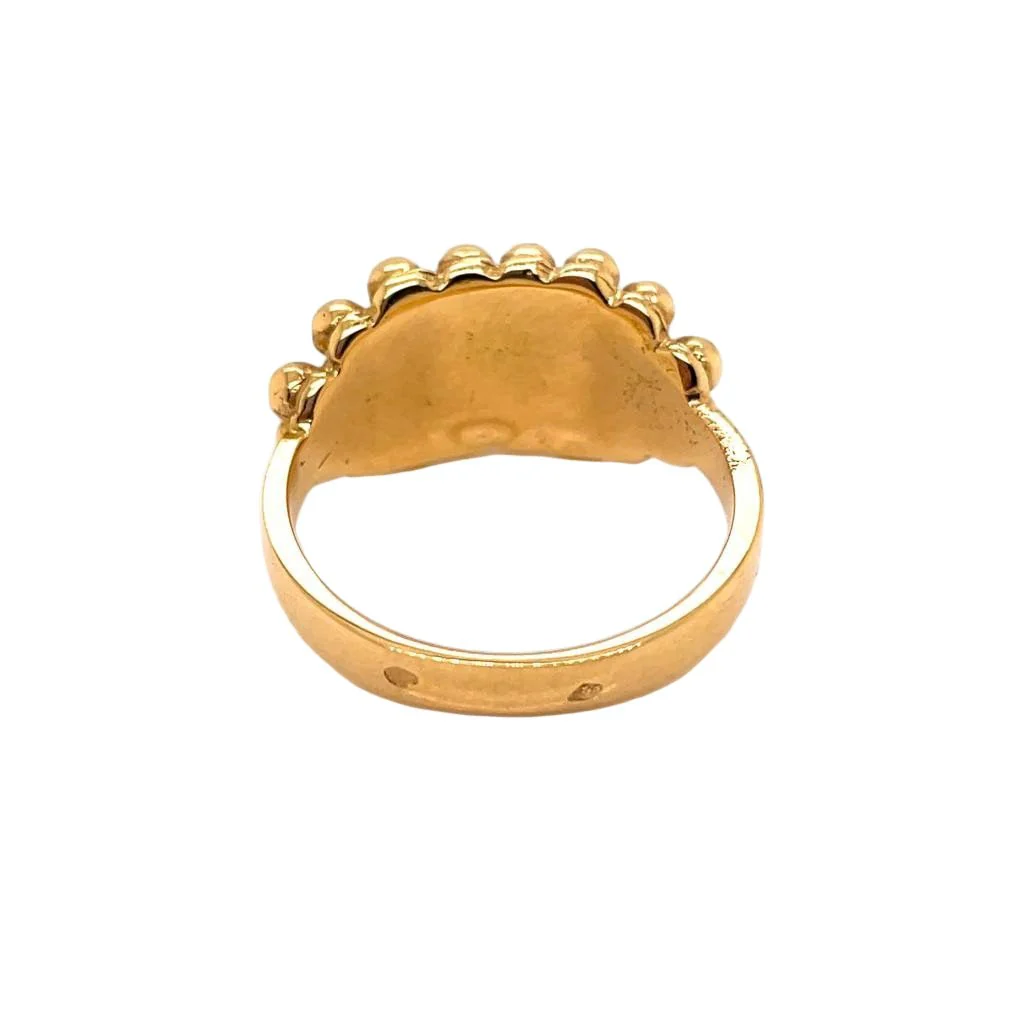 Bague Dôme en or jaune - Image 4