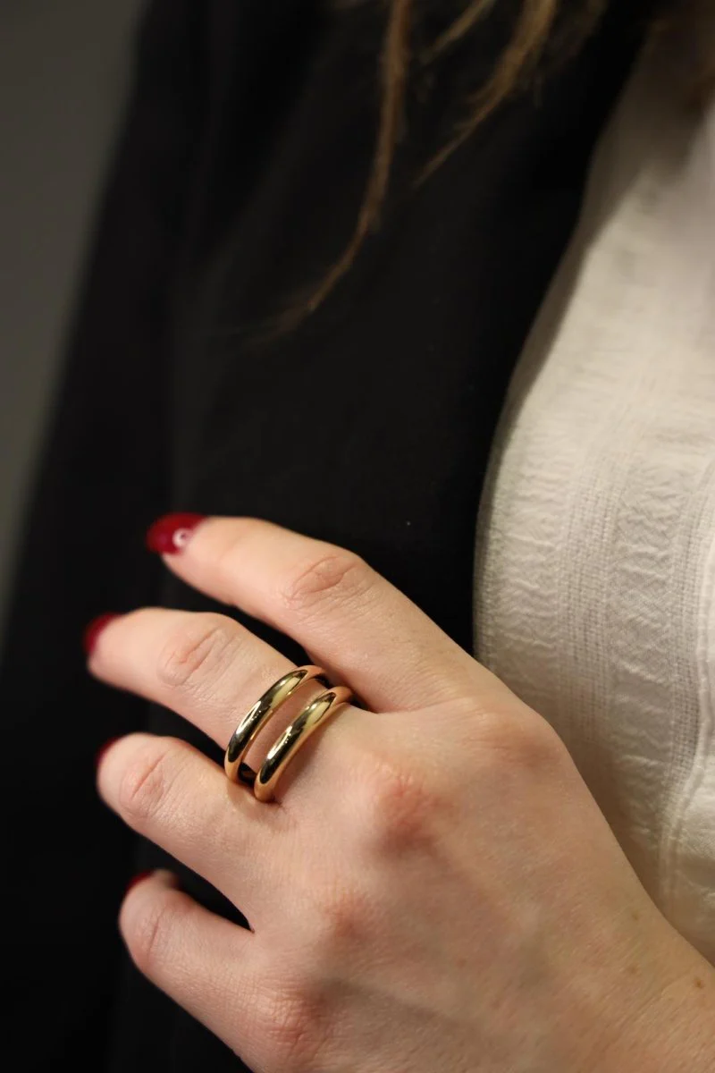 Bague Jonc en or jaune - Image 7