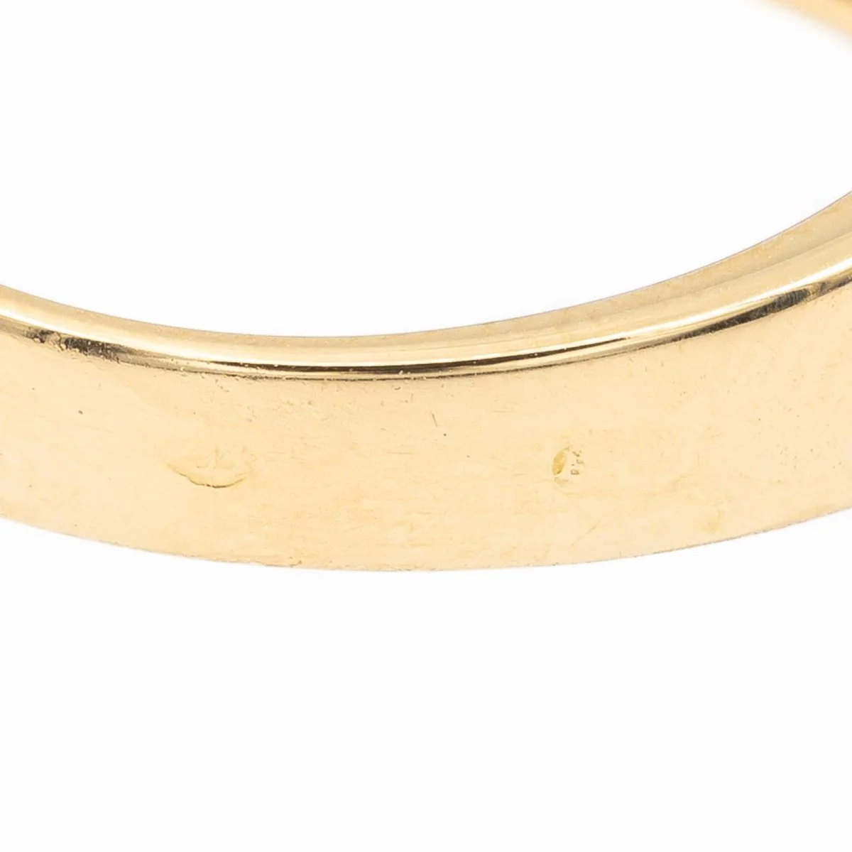 Bague Or jaune Améthyste - Image 6