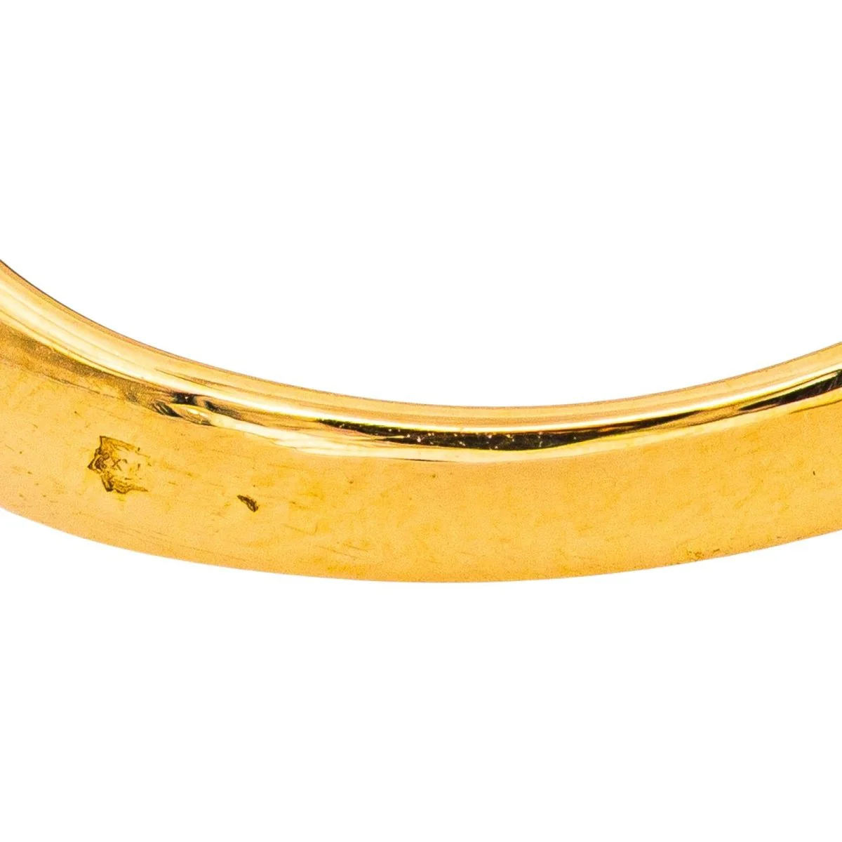 Bague Jonc en or jaune et citrine - Image 7