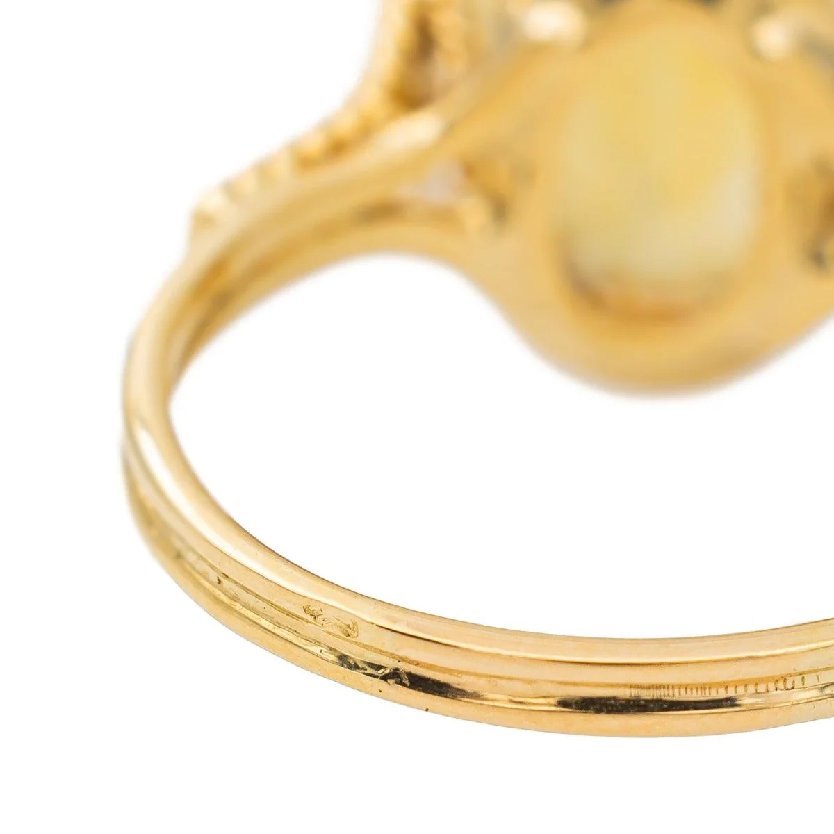 Bague Or jaune Citrine - Image 6