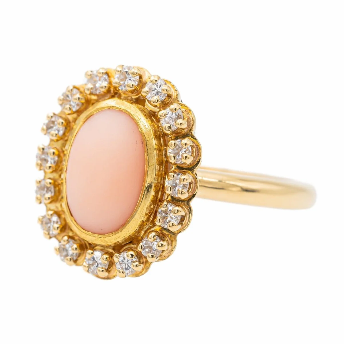 Bague Or jaune Corail - Image 3