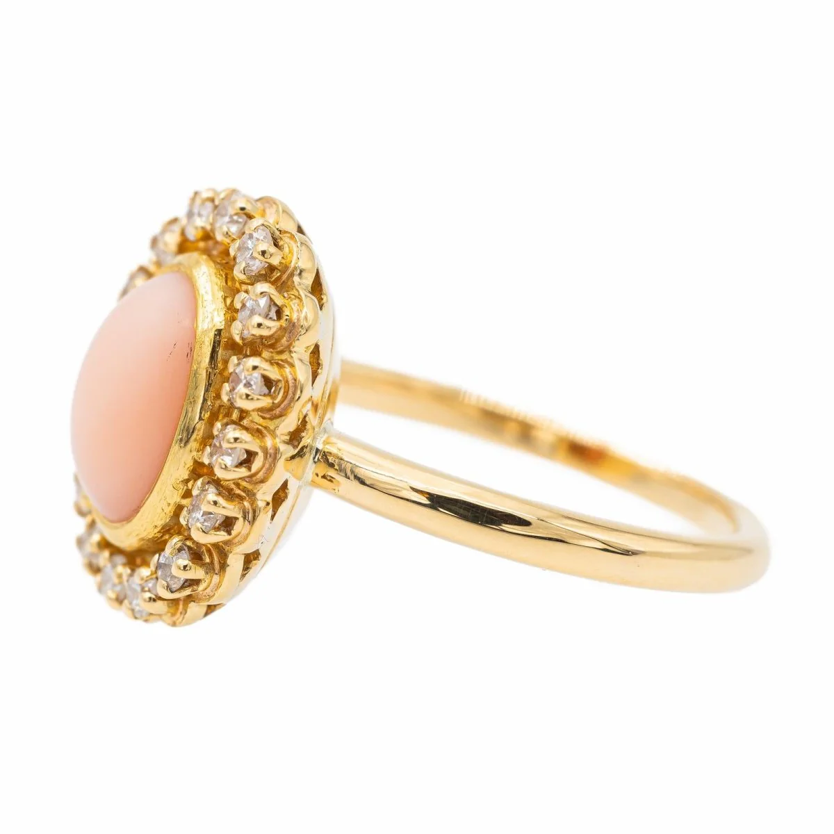 Bague Or jaune Corail - Image 4