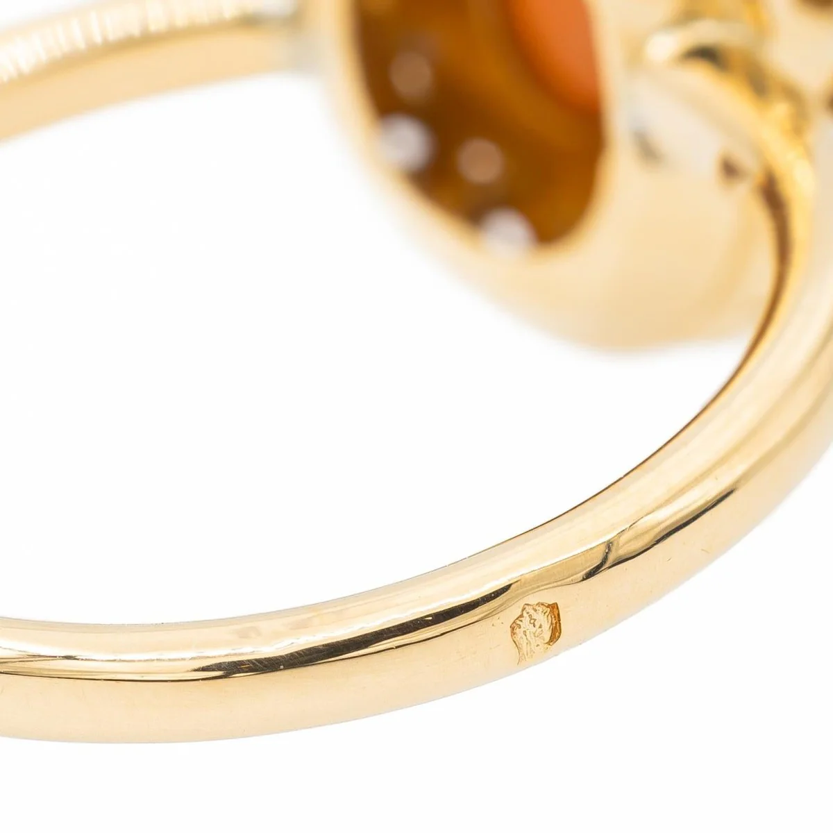 Bague Or jaune Corail - Image 6