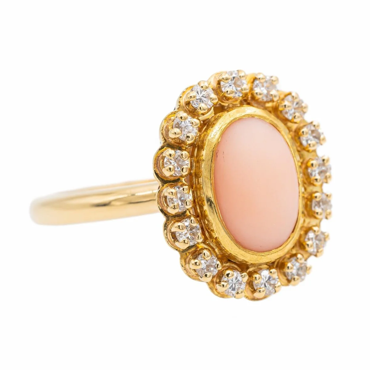 Bague Or jaune Corail - Image 7