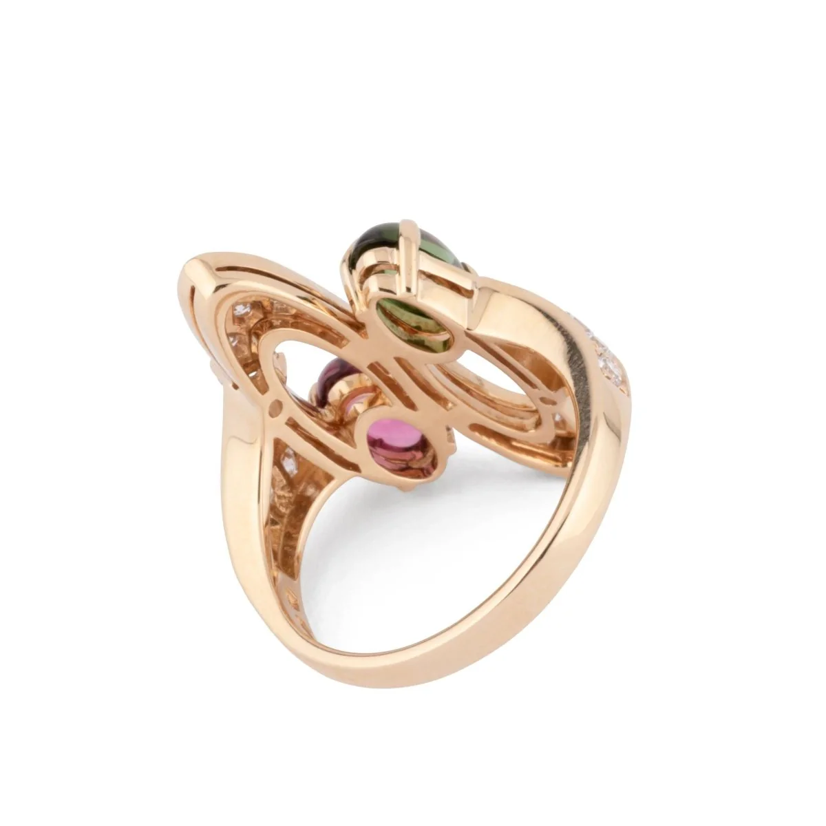 Bague or jaune de la maison Bvlgari modèle Elisia - Image 3