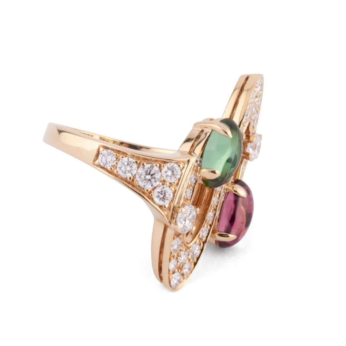 Bague or jaune de la maison Bvlgari modèle Elisia - Image 5