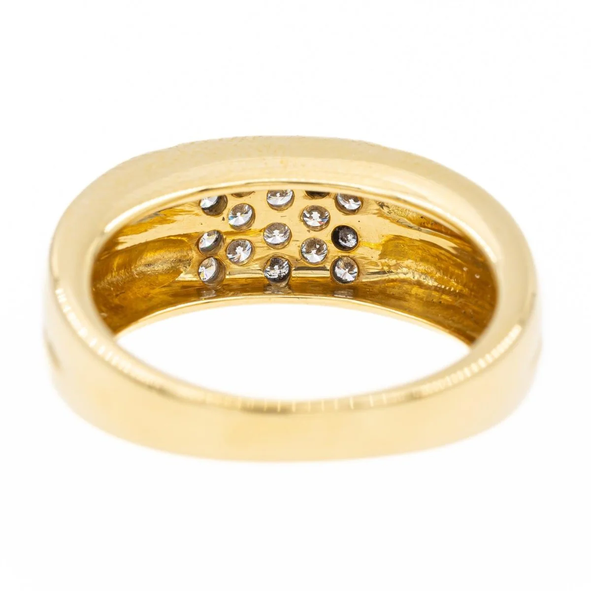 Bague Or jaune diamant - Image 4