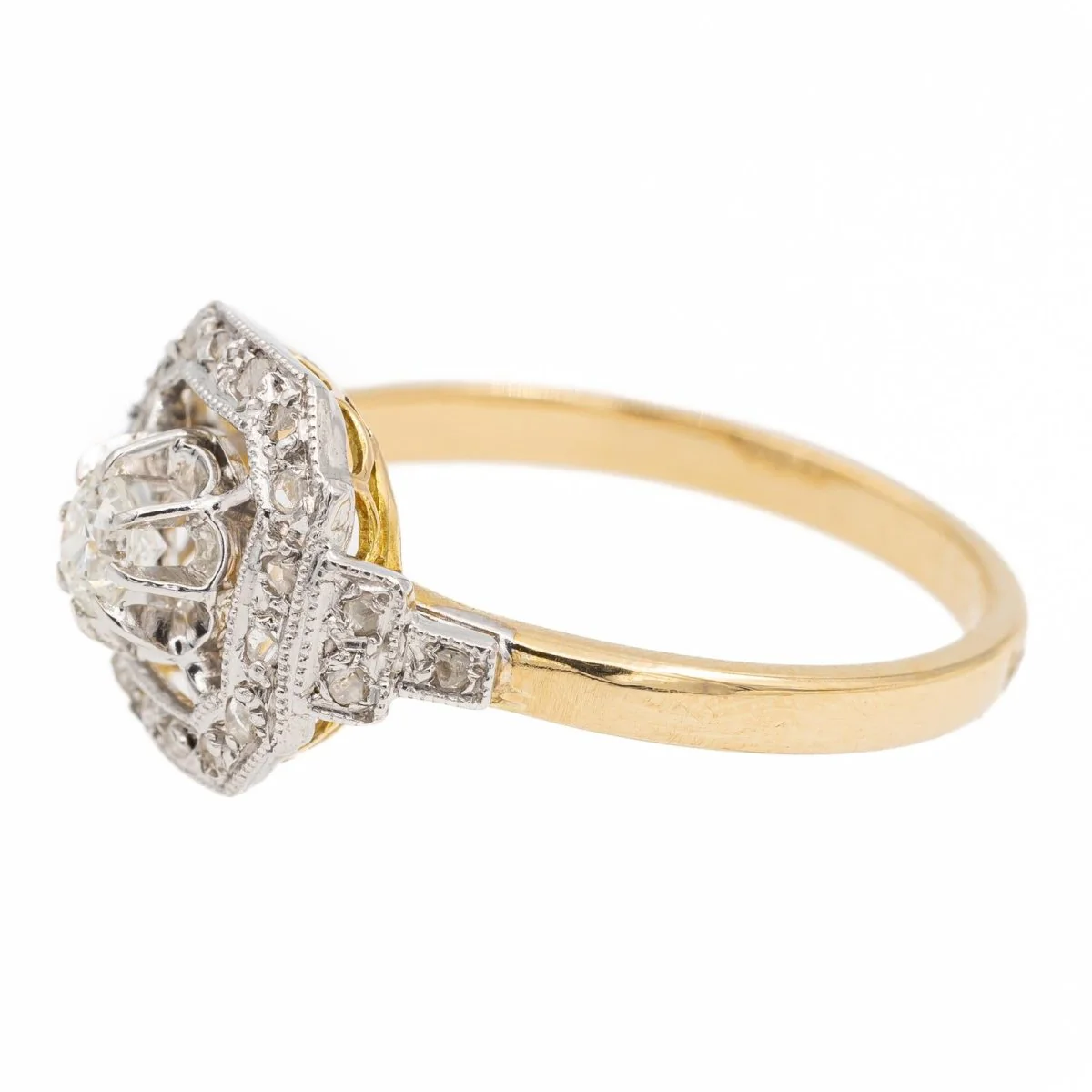 Bague Or jaune Diamant - Image 4
