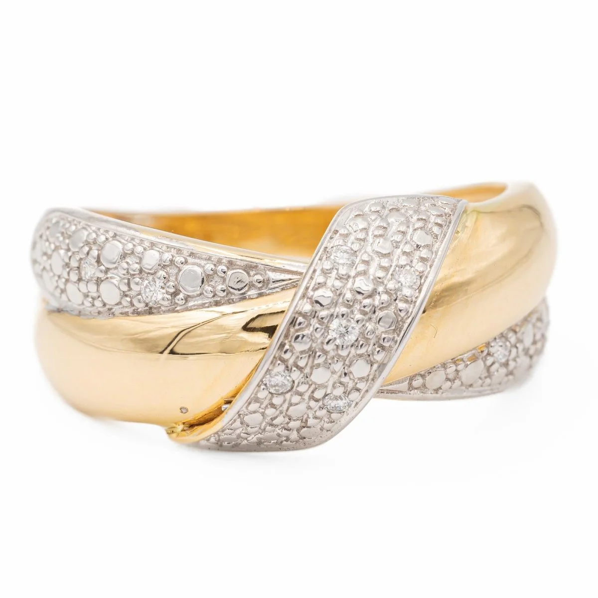 Bague Or jaune Diamant - Image 6
