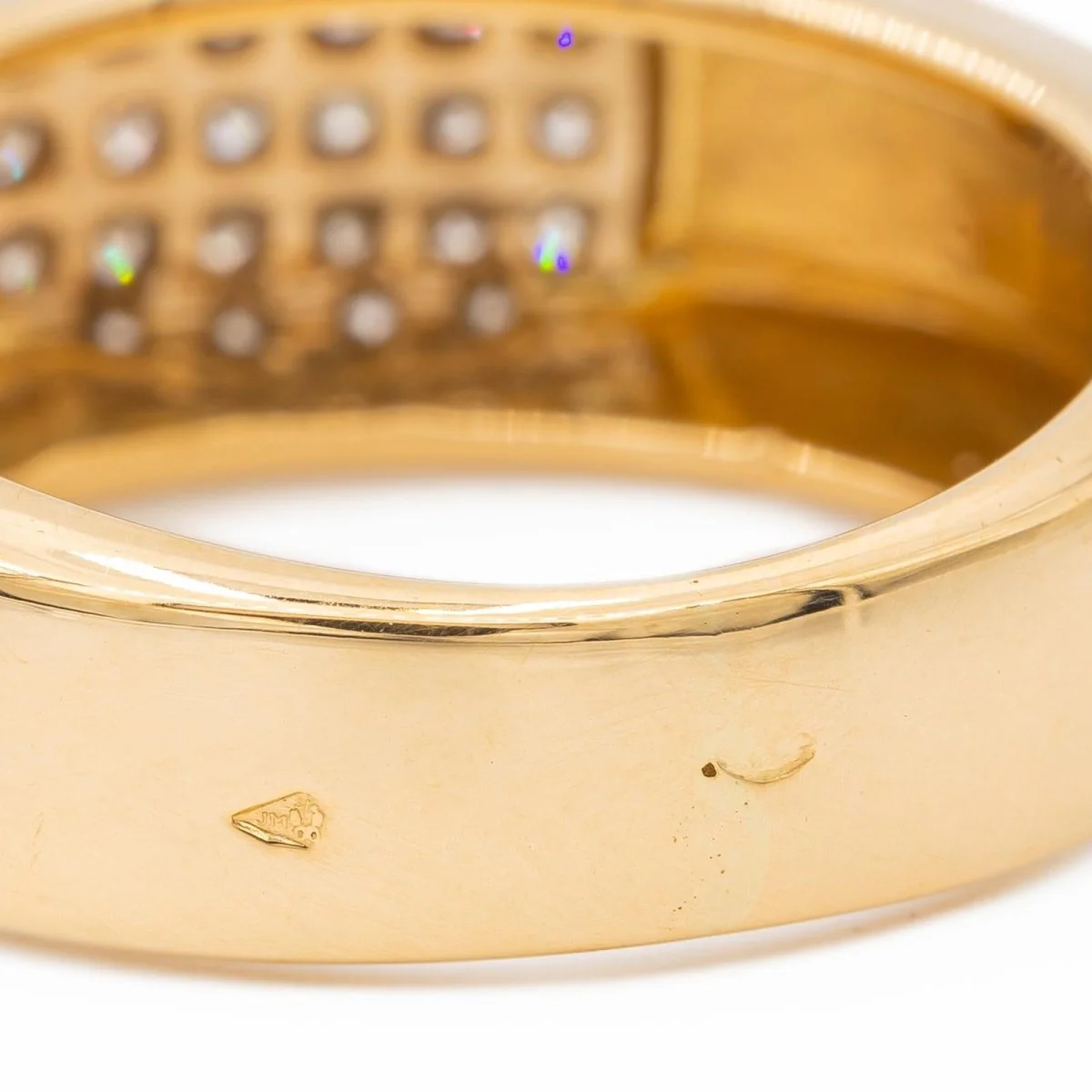 Bague Or jaune  Diamant - Image 5
