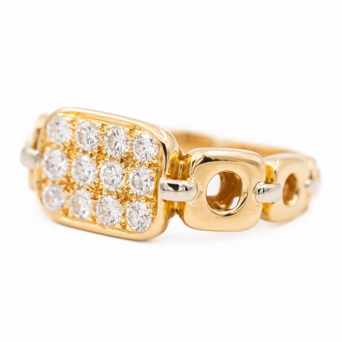 Bague Or jaune Diamant - Image 2