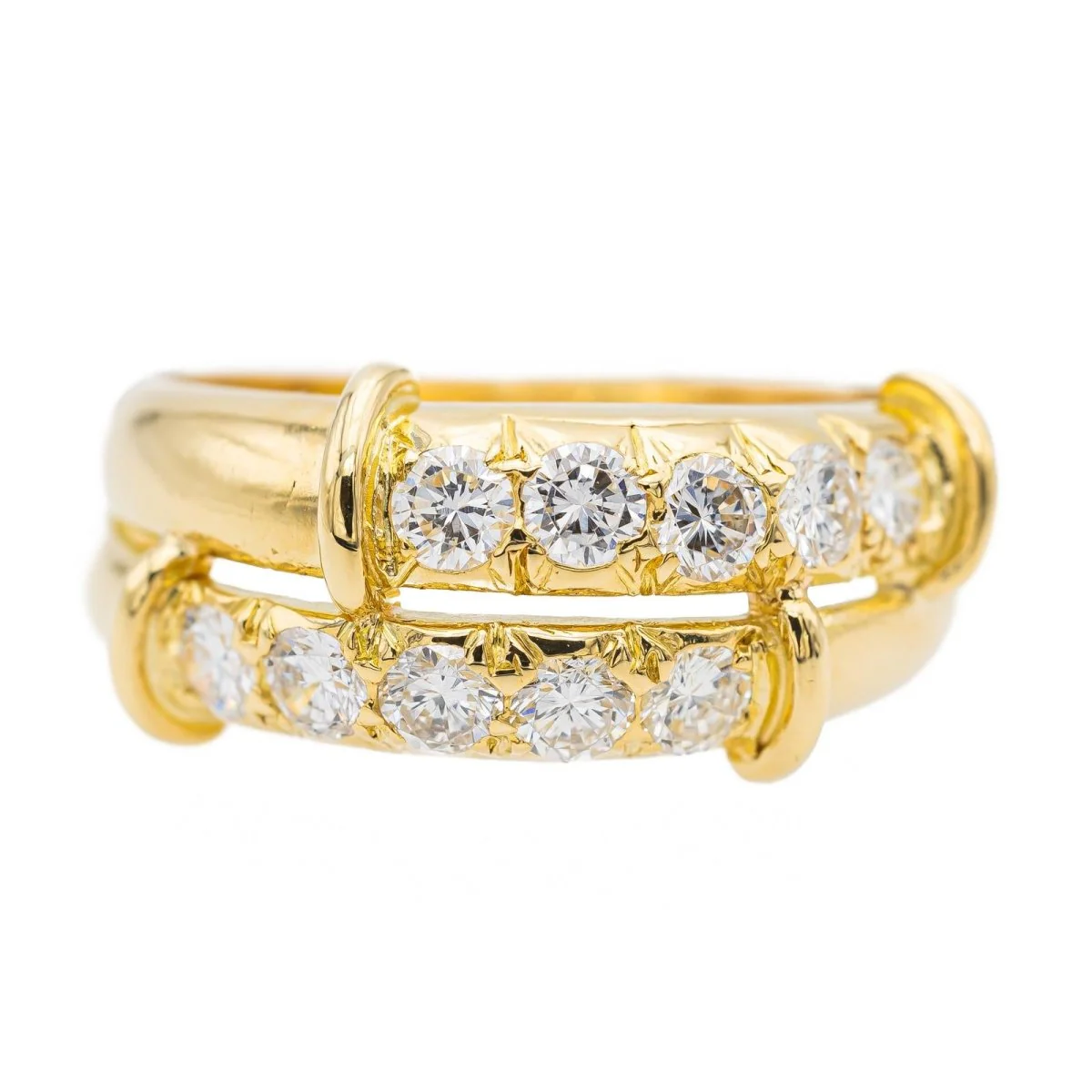 Bague Or jaune Diamant