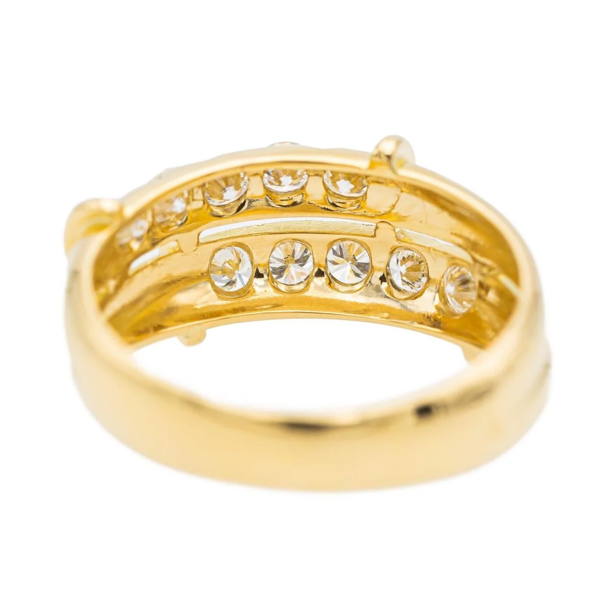 Bague Or jaune Diamant - Image 5