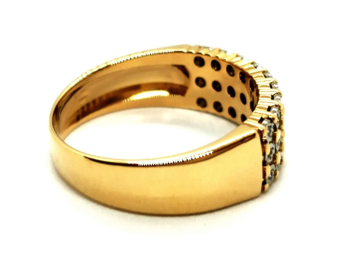 Bague Or jaune Diamant - Image 4