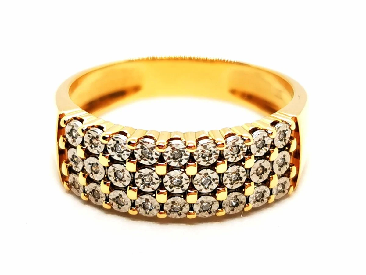 Bague Or jaune Diamant - Image 6