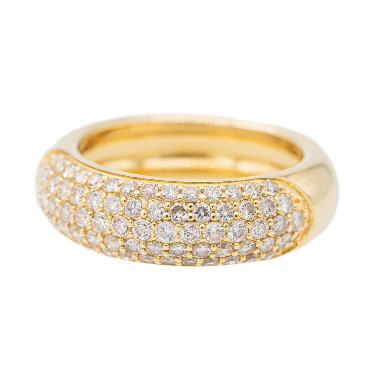 Bague Or jaune Diamant - Image 2