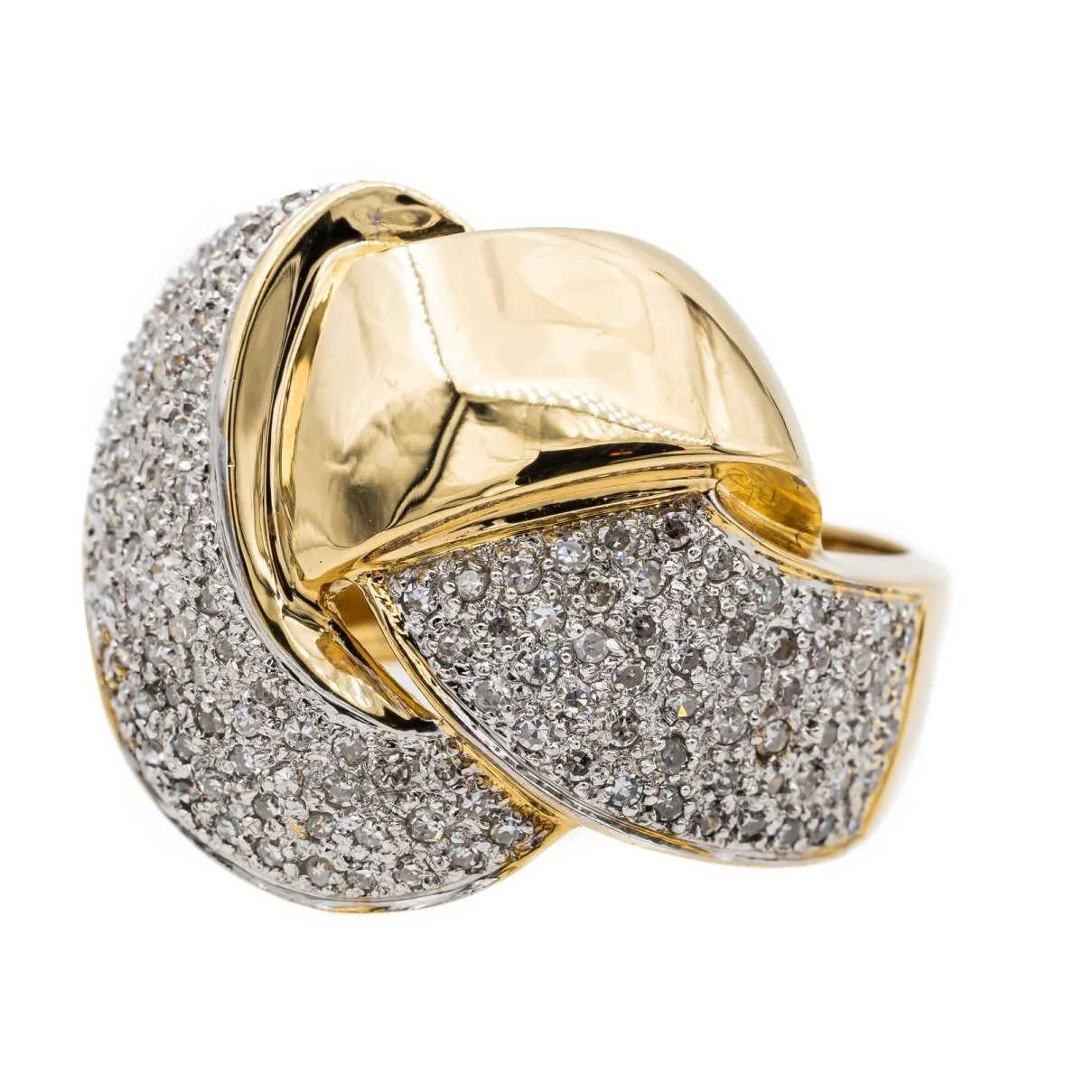 Bague Or jaune Diamant - Image 3