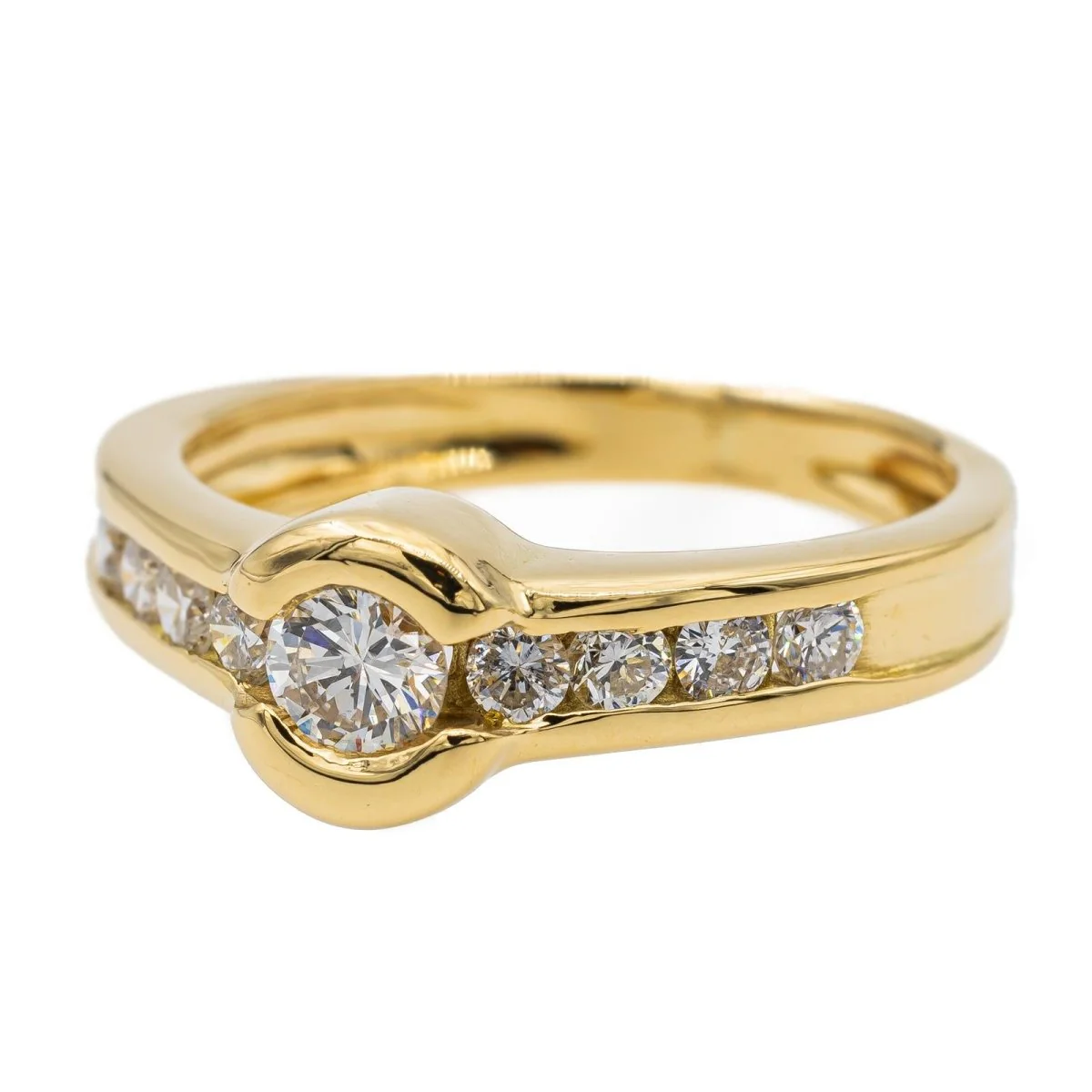 Bague Or jaune Diamant - Image 3