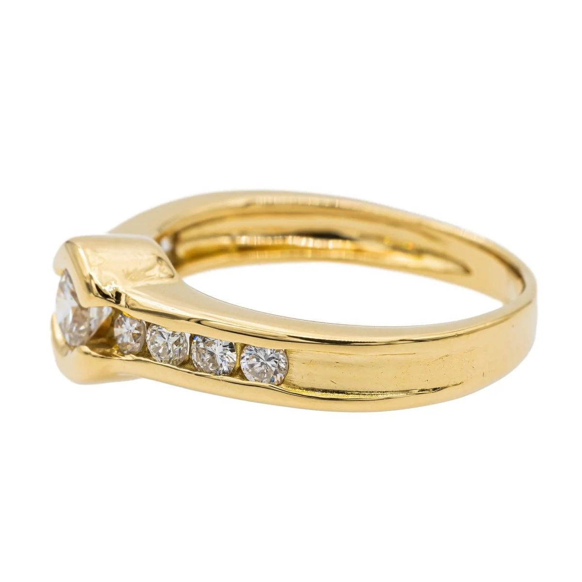 Bague Or jaune Diamant - Image 4