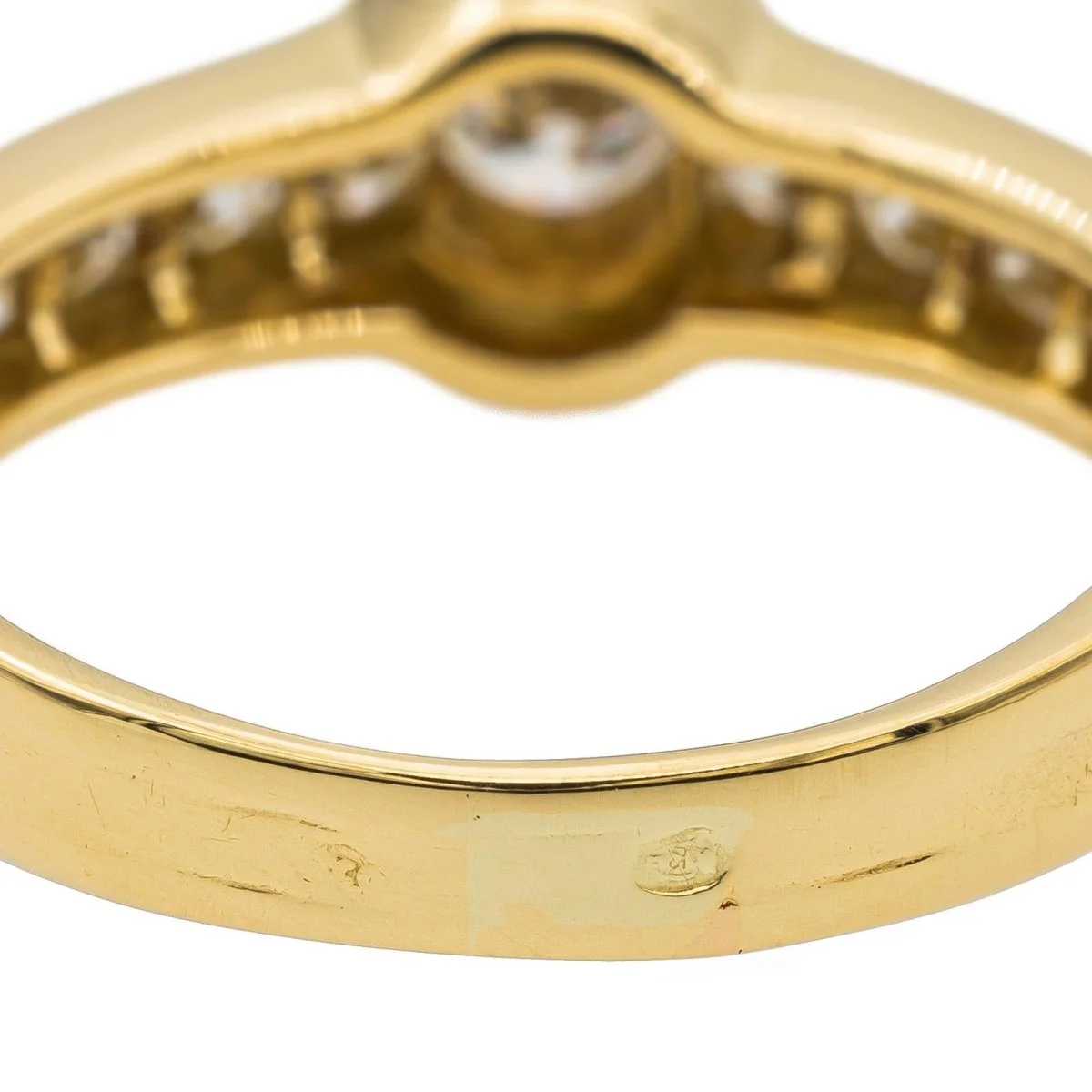 Bague Or jaune Diamant - Image 6