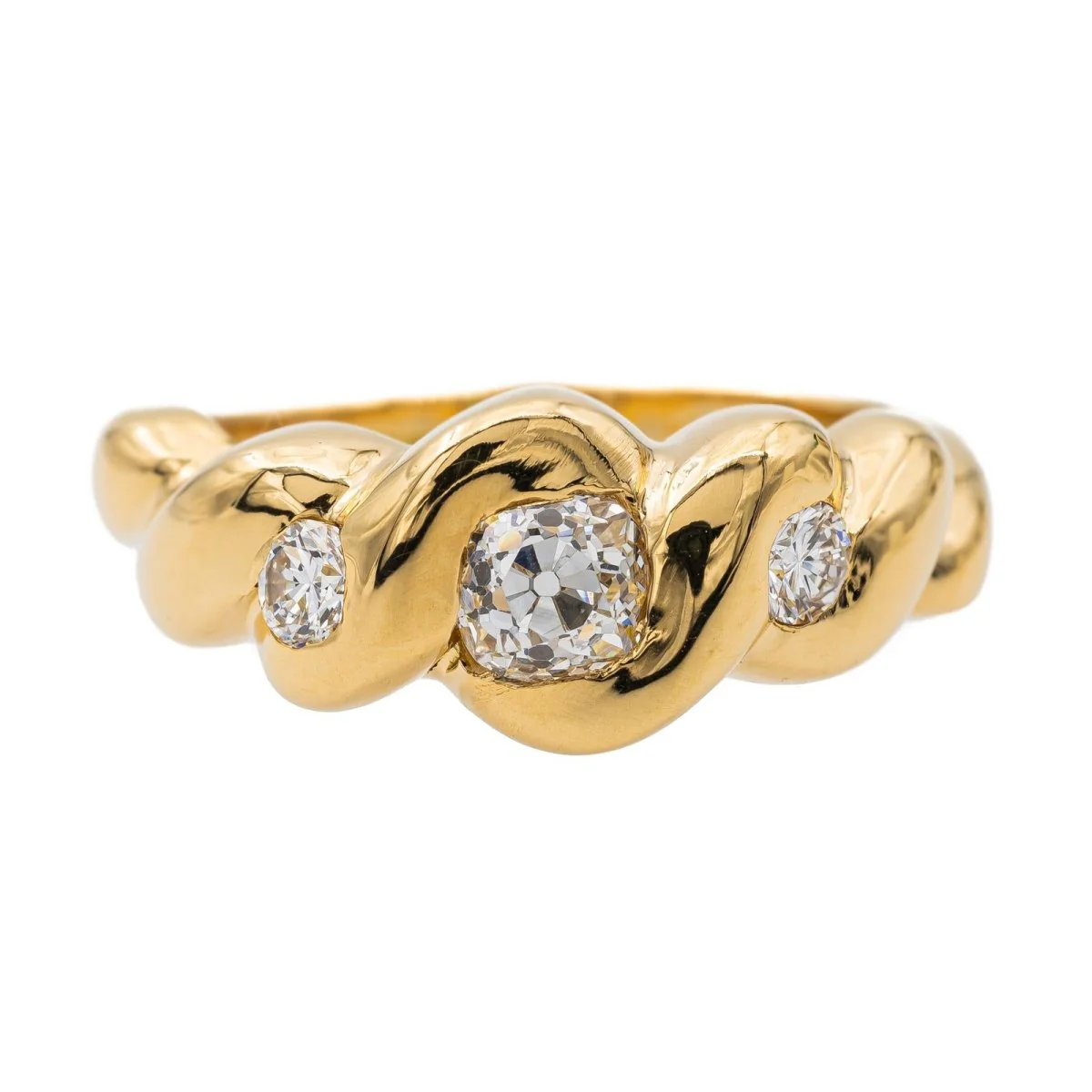 Bague Or jaune Diamant