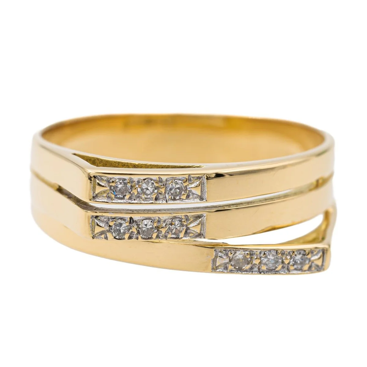 Bague Or jaune Diamant