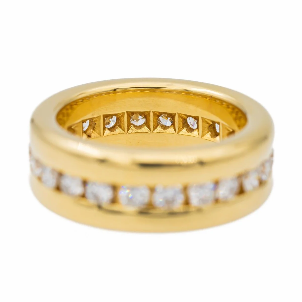 Alliance en or jaune et diamant - Image 3