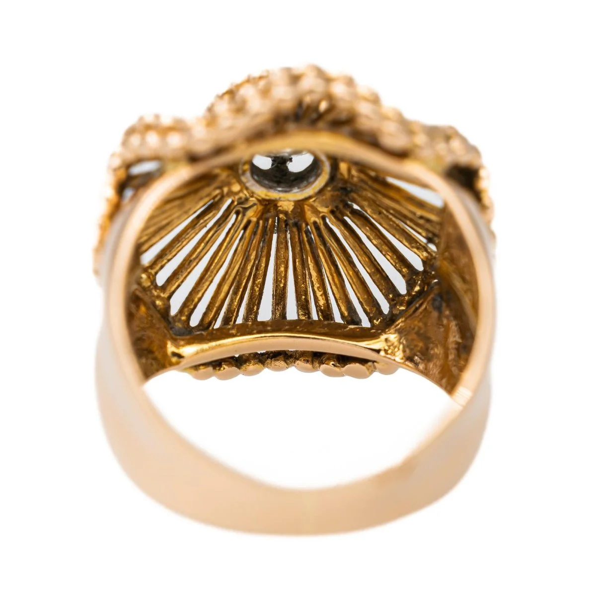 Bague Or jaune Diamant - Image 5