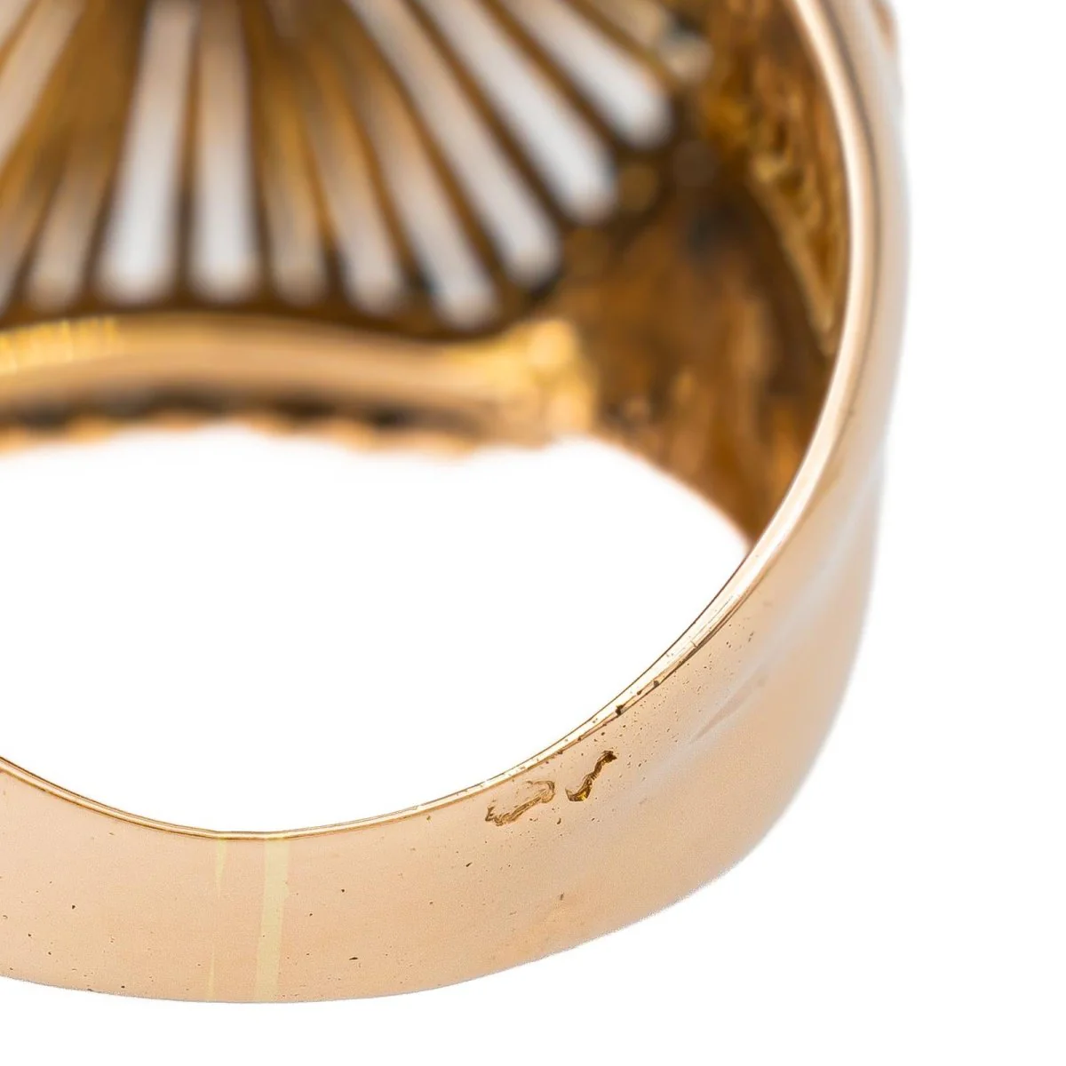 Bague Or jaune Diamant - Image 6