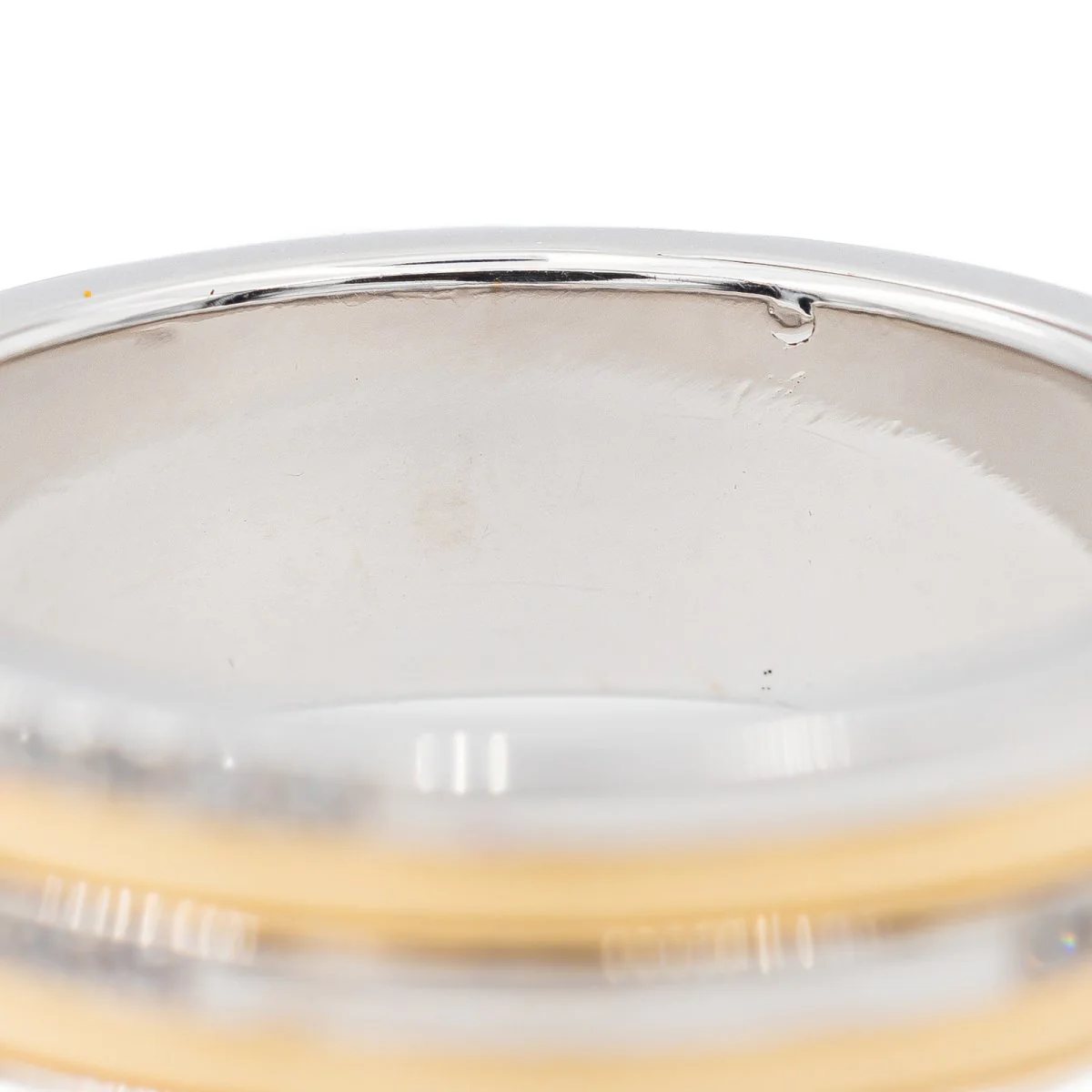 Bague en or jaune, or blanc et diamant - Image 6