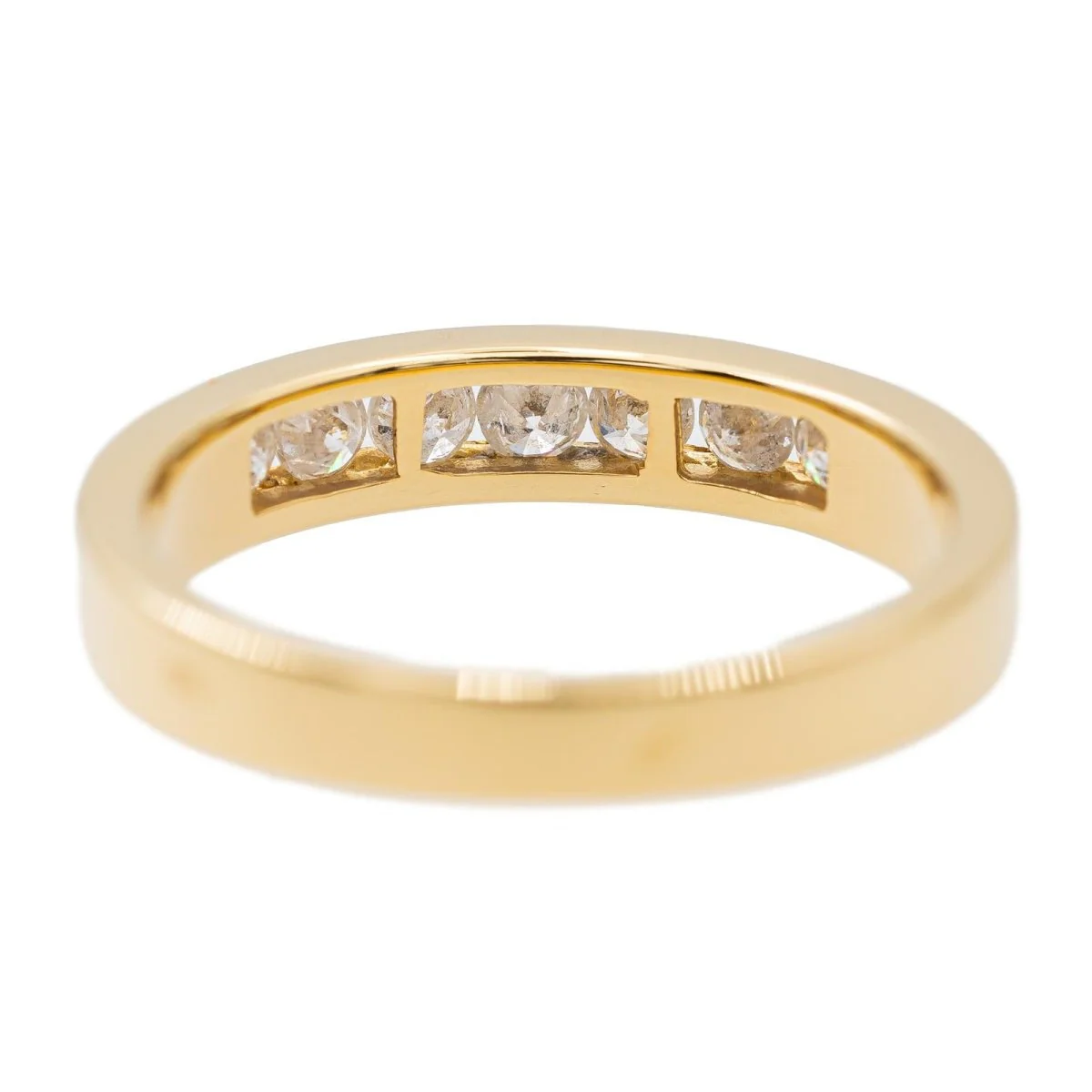Bague en or jaune et diamant - Image 5