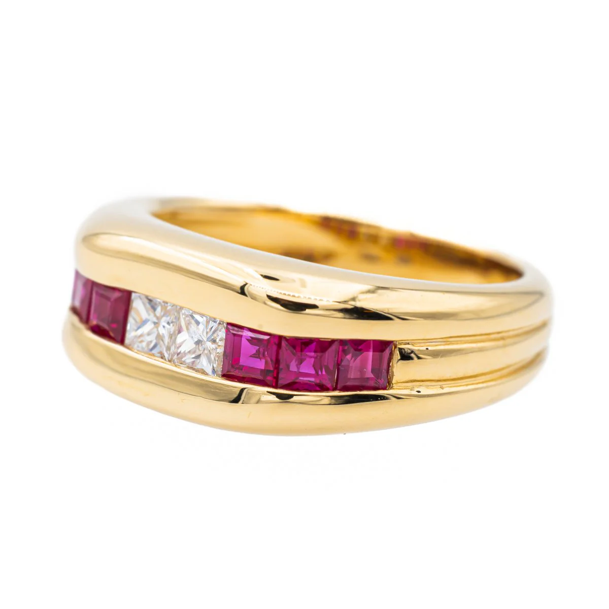 Bague Or jaune Diamant - Image 3
