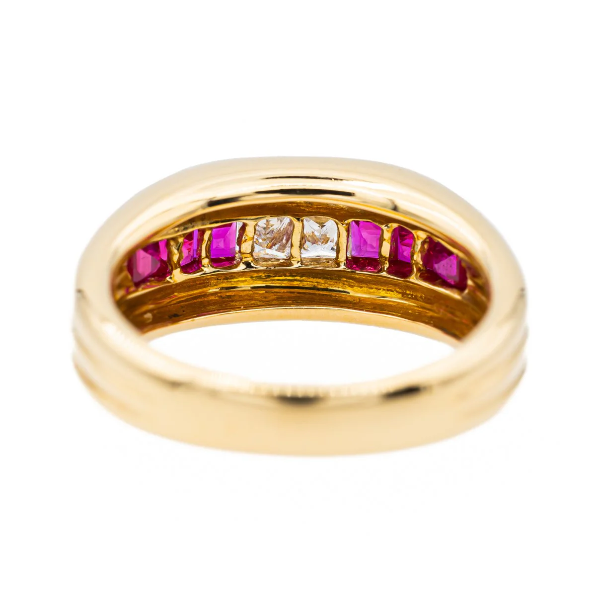Bague Or jaune Diamant - Image 5